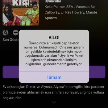 Öğrenci Paketi Cihaz Tanımlama Ve Telefon Numarası Hatası