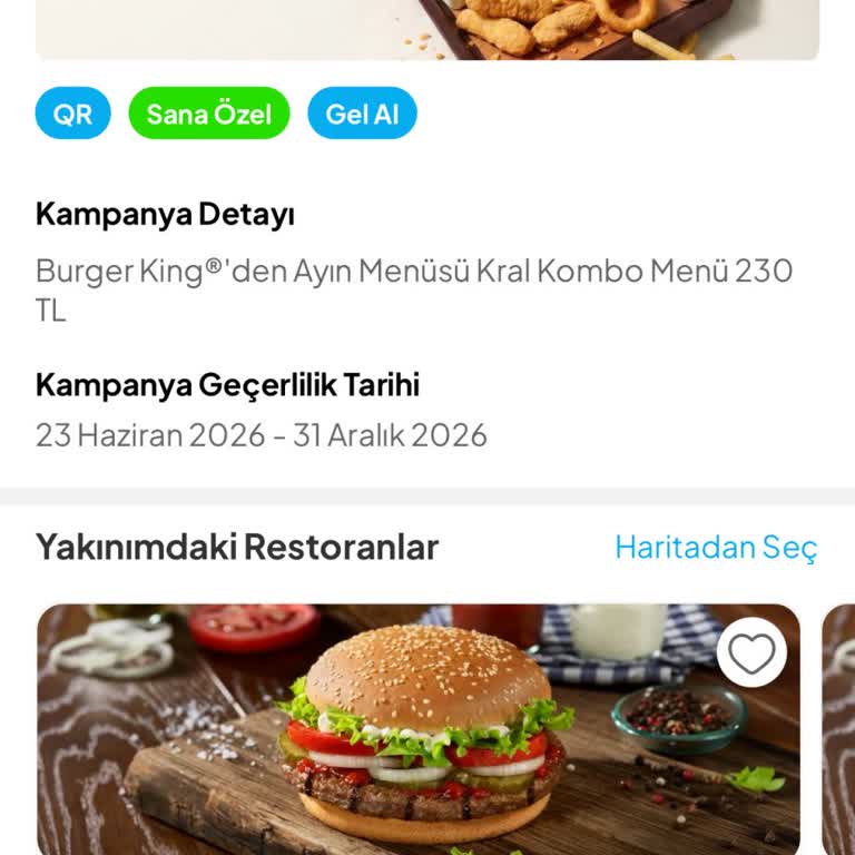 Burger King Kral Kombo Kampanyasındaki Fiyat Farkı Ve Yanıltıcı Uygulama