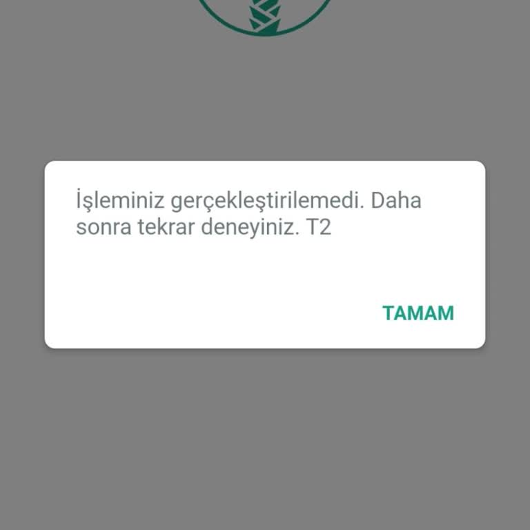 Kuveyt Türk Mobil Uygulamasında T2 Hatası Erişim Ve Ödeme Sorunları