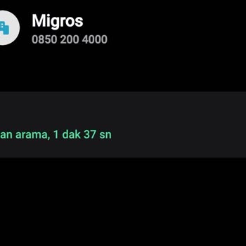 Migros Yemek'te Uzun Gecikme, Soğuk Ve Kalitesiz Sipariş, İade Talebi
