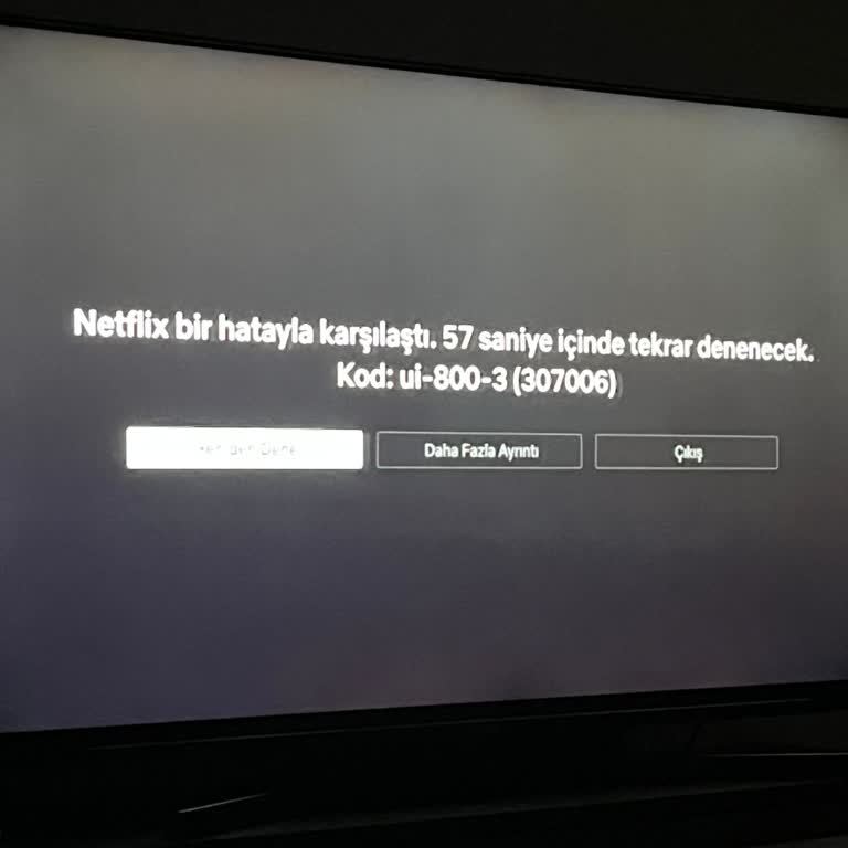Arçelik İmperium 9 Serisi Televizyonun Netflix Hatası İçin Ücretsiz Onarım Talebi