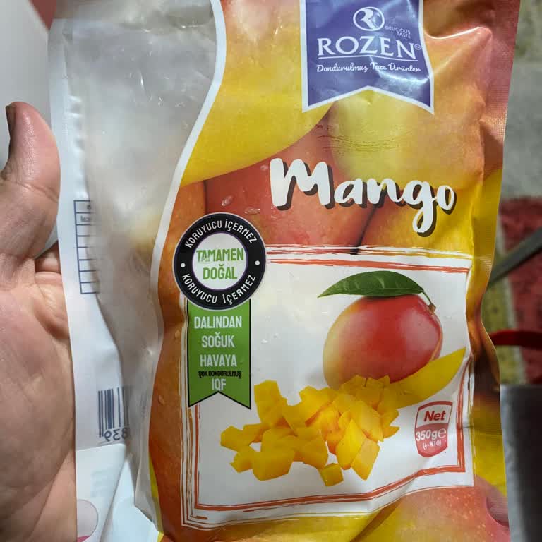 Balık Kokulu Dondurulmuş Mango Üzerine Şikayet Ve İade Talebi