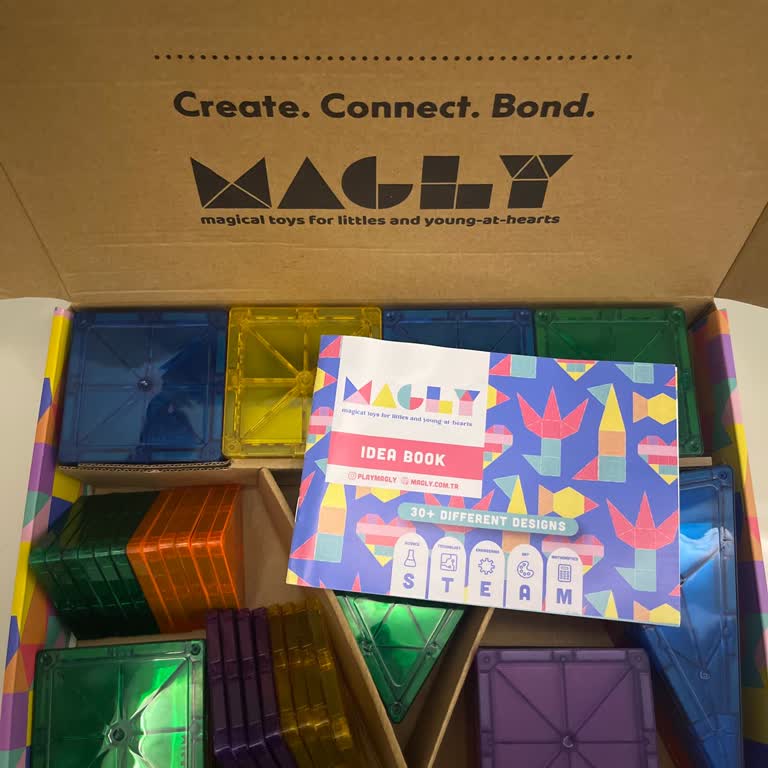 Magly Manyetik Blok Setinde Taşıma Çantası Eksik
