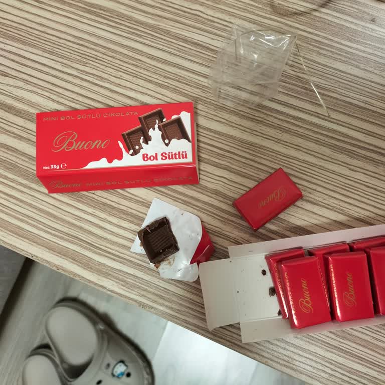 Açık Ve Isırılmış Çikolata Paketiyle Karşılaşılan Hijyen Sorunu