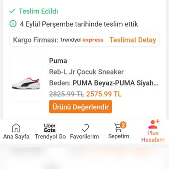 Puma Çocuk Sneaker’ı Kısa Sürede Yıprandı Ve Ücret İadesi Bekliyor