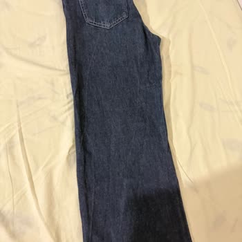 Mavi Malibu Jean İlk Yıkamada Çizgili İz Bıraktı Değişim Talebi