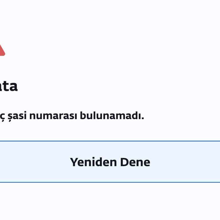 Trumore'da Şasi Numarası Bulunamıyor Ve Cevapsız Destek
