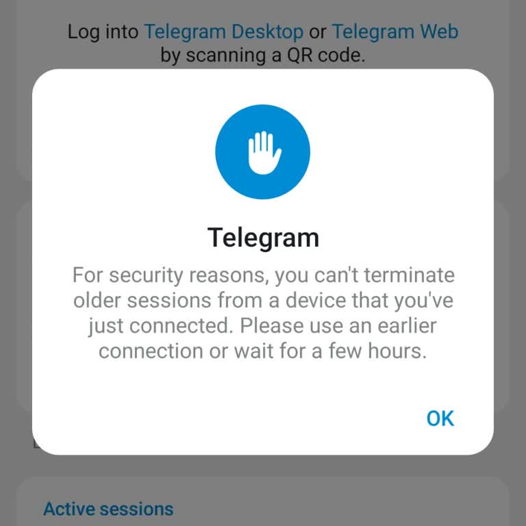 Telegram Account Hacked: Unable to Terminate Unauthorized iPhone Session