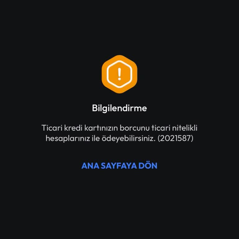 İş Bankası Kartımın Ekstre Borcunun Ticari Hesaba Transferinde Hata Ve Ödeme Yapılamaması