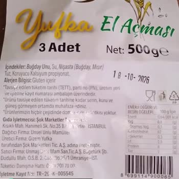 Şok Marketler Tamköy Yufka Sıkıntısı!