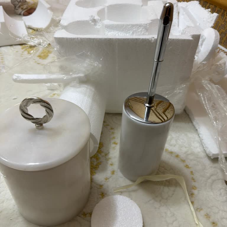Ege Home Dekorasyon Gold Renkli Banyo Seti Yanlışlıkla Gümüş Gönderildi