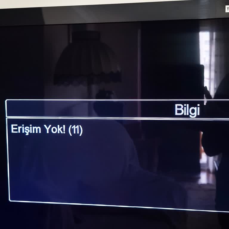 Salondaki TV Cihazı Yanlış Kurulumu Sonrası Kanal Erişimi Yok (11) Hatası