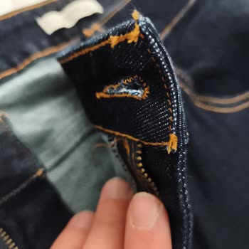 Colin’s Relaxed Straight Kot Pantolunda Kötü İşçilik Ve Dikiş Sorunları