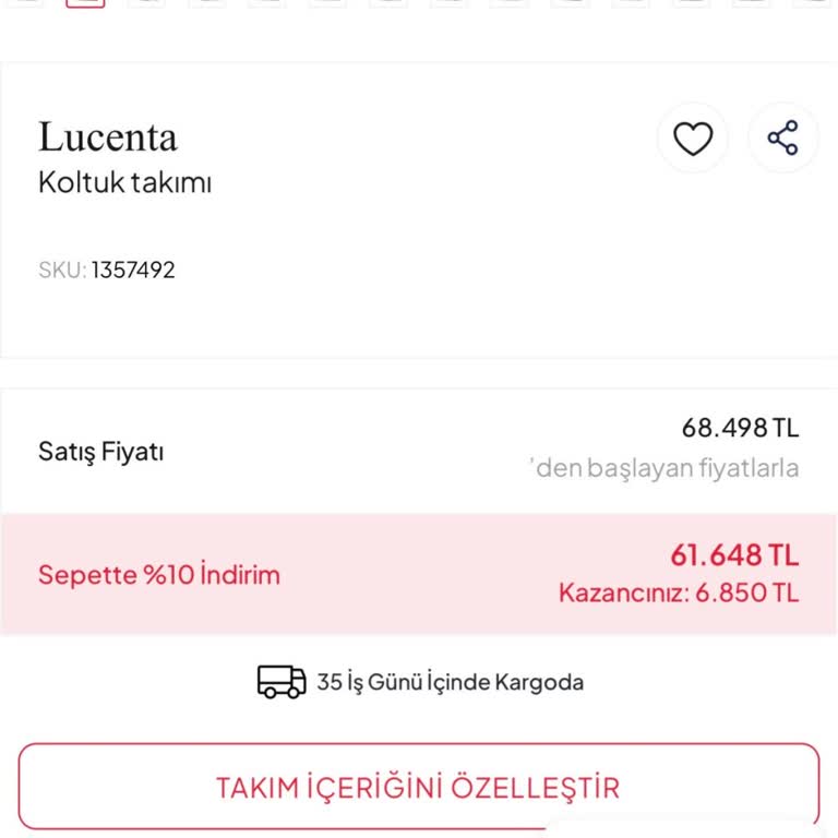 Kelebek Mobilya'dan Lucenta Koltuk Takımı Teslimatı 60 Gün Gecikiyor
