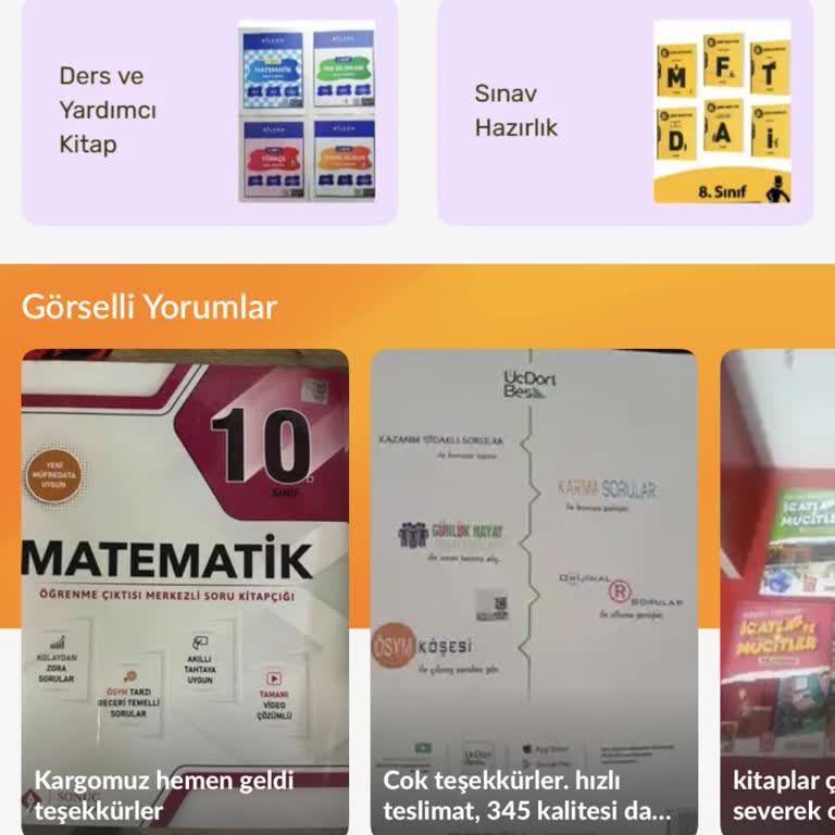 Trendyol’dan Yırtık Gelen Ders Kitabına Hızlı Çözüm Talebi