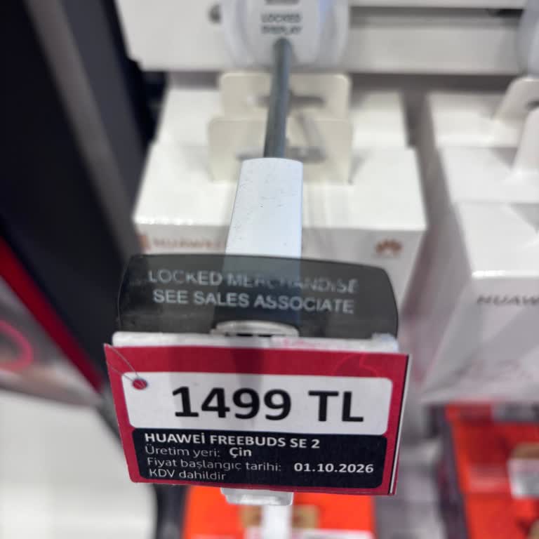 Huawei FreeBuds SE 2 Kulaklık İçin Ankamall Vodafone Mağazasında Fiyat Çelişkisi