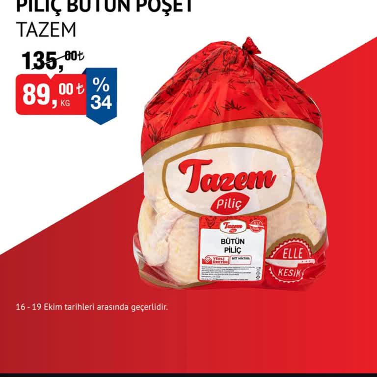BİM Şubesinde Kampanyalı Tavuk Ürünün Raflarda Bulunmaması Müşteriyi Yanıltıyor