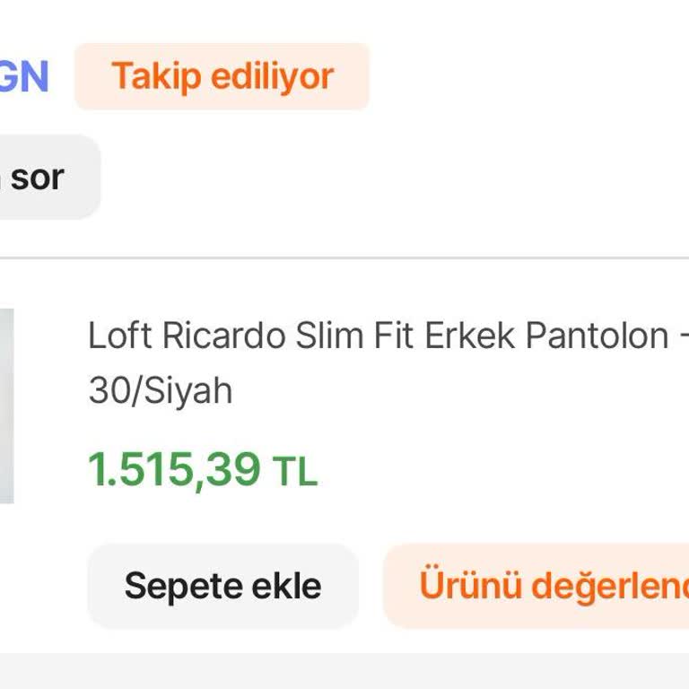 Loft Pantolonunda Hızlı Pamuklanma Ve Mağazadan Cevapsızlık