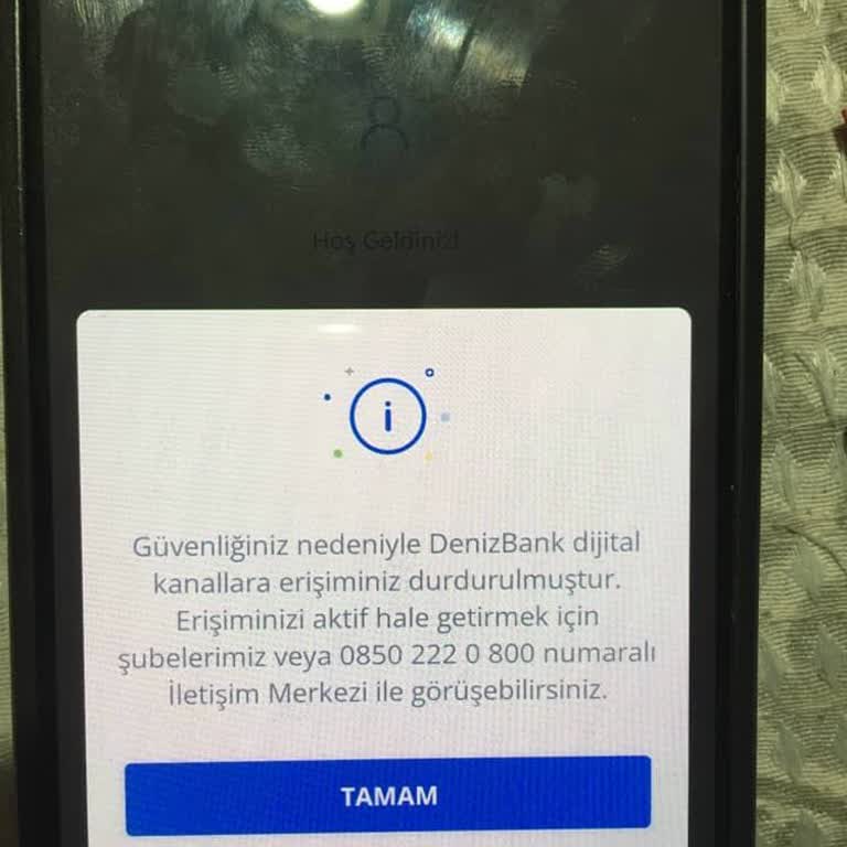 Denizbank Mobil Bankacılık Erişim Kısıtlaması Nedeniyle Uzun Süreli Mağduriyet