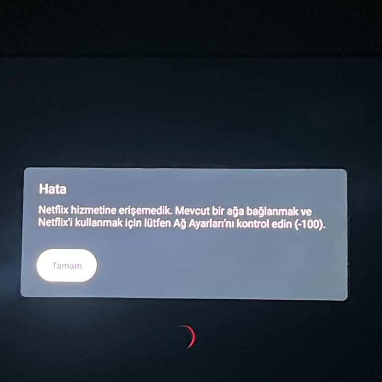 Dijitsu 58dq38000 Televizyonunda Netflix -100 Hatası Yazılım Güncellemesi Talebi