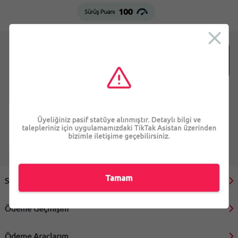 Üyeliğim Haksız Şekilde Pasif Statüye Alındı Ve Açıklama Bekliyorum