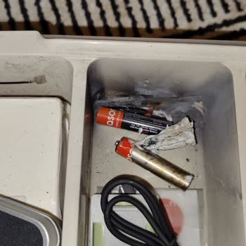 Şok Market Tuzla Şubesinde Asonic PL400 Pilinin Kendiliğinden Yangın Oluşturması