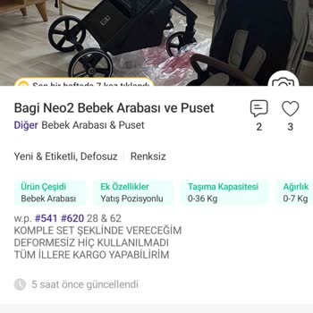 Dolap Üzerinden Alınan Bebek Arabası Satın Alımında İptal Ve İade Talebi