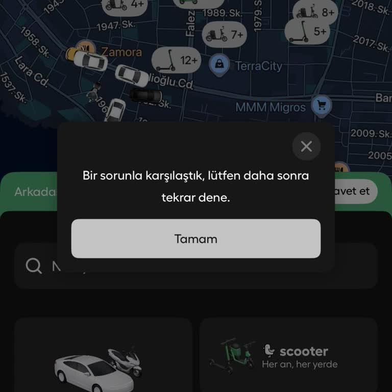 Aynı Sürücüyle Tekrarlanan Eşleşmeler Güvenliğimi Tehlikeye Attı, Hesabım Haksız Şekilde Banlandı