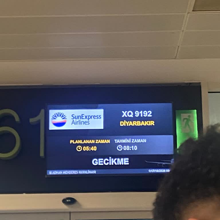 Sunexpress Uçuş Gecikmesi Ve Yetersiz Bilgilendirme Sonucu Yaşanan Manevi Mağduriyet