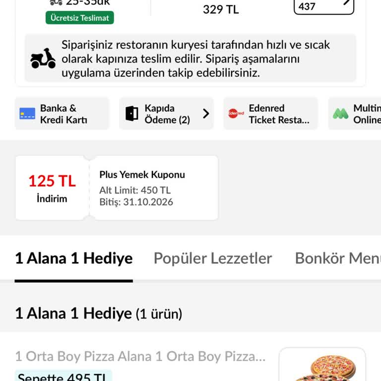 Trendyol Yemekte Kampanya Hatası Ve 990 TL Aşırı Ödeme
