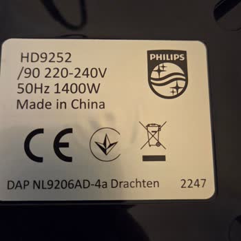 Philips Airfryer HD9252 Plastik Parça Aşınması Ve Aşırı Yedek Parça Fiyatı