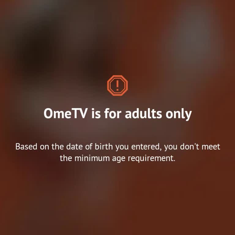OmeTV Age Correction Request