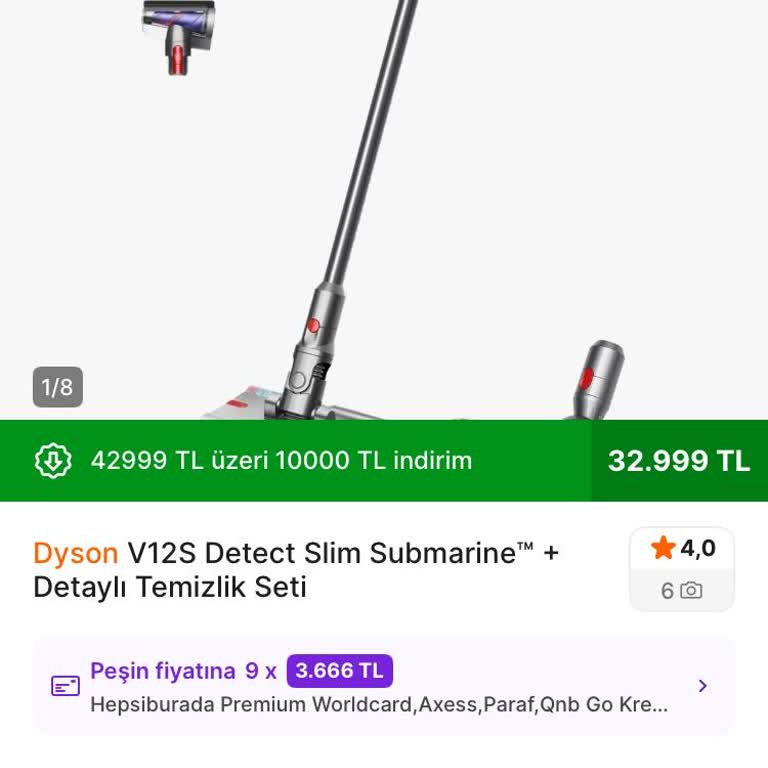 Dyson V12S Aqua Başlığı Su Döküyor Ve Yanlış Ürün Gönderildi: Servis Sürecinde Çözüm Bulunamadı