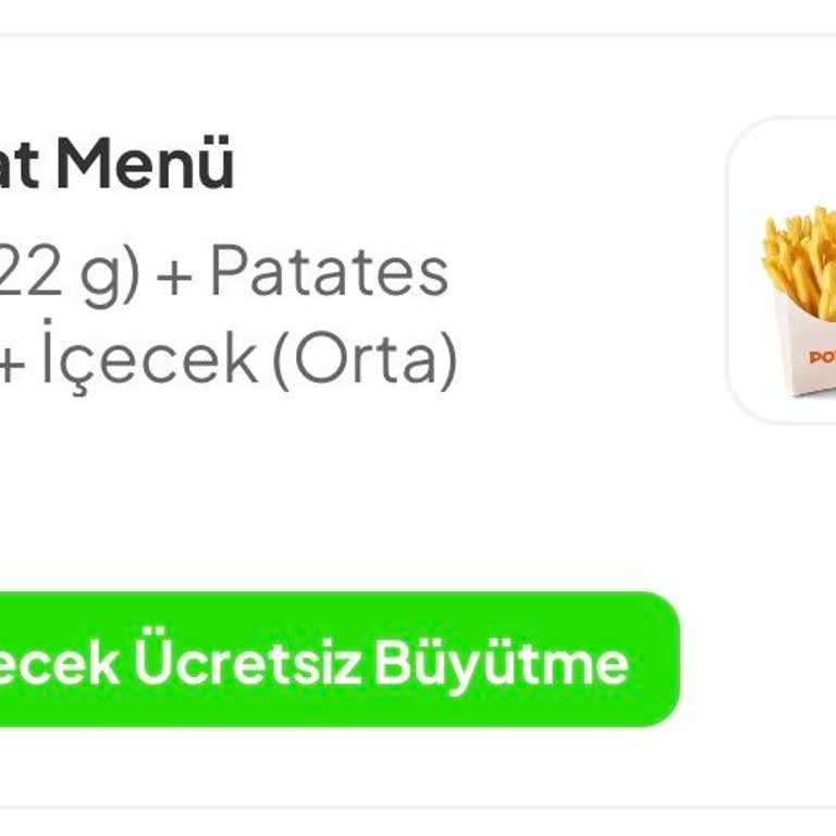 Popeyes Kampanyalı Menüde 30 TL Fazla Ücret Alındı Ve Destekten Cevap Alınamadı