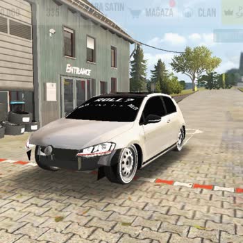 Carparking Oyununda Golf Arabam Kayboldu