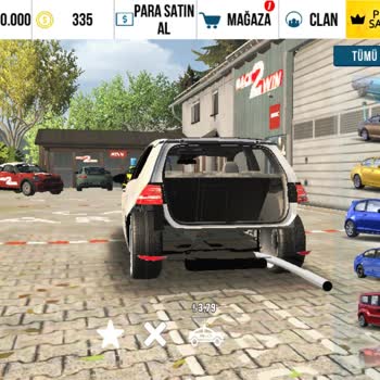 Carparking Oyununda Golf Arabam Kayboldu