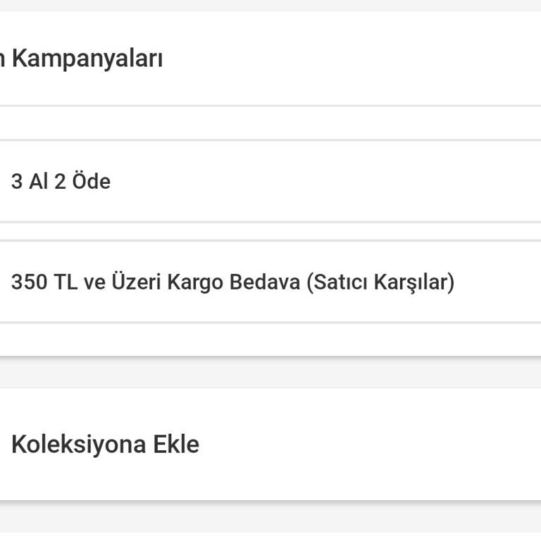 Kampanya Şartlarına Uymayan Sipariş İptali