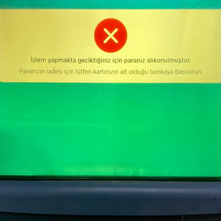 VakıfBank ATM'inde Alıkonulan 1.430 TL’nin İadesi Talebi