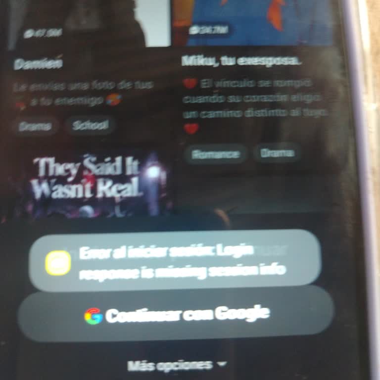Problemas de inicio de sesión en Emochi, solicito revisión y solución