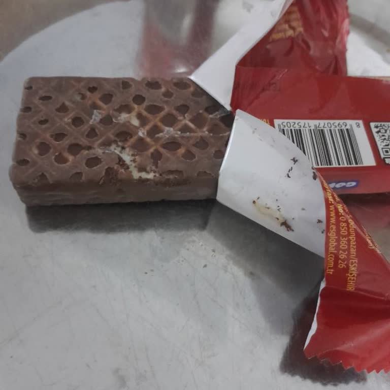 BİM Gofgof Çikolatalı Gofretten Kurtçuklar Bulundu