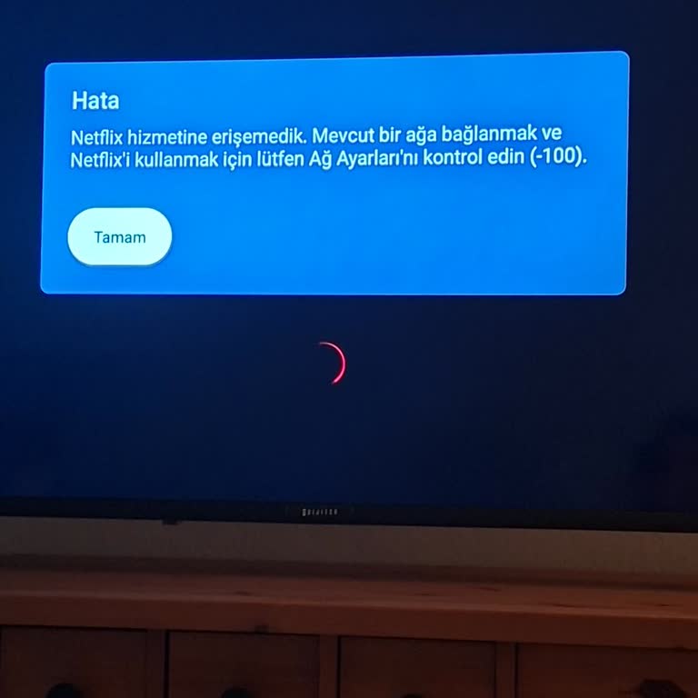 Netflix Ve Diğer Uygulamalarda -100 Hatası