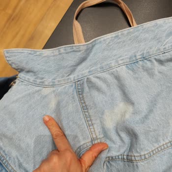 Mersin Bershka Mağazasında Az Kullanılmış Kot Cekette Renk Açılması Ve İade Reddi