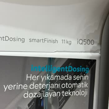 Siemens IQ500 Çamaşır Makinesinin Üst Panelindeki Çatlak Garanti Kapsamına Alınmalı
