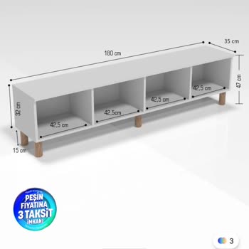 Trendyol’da Bohem Tarz Şık TV Ünitesi Görsellerle Uyuşmuyor, Ücretsiz Yeniden Gönderim Talebi