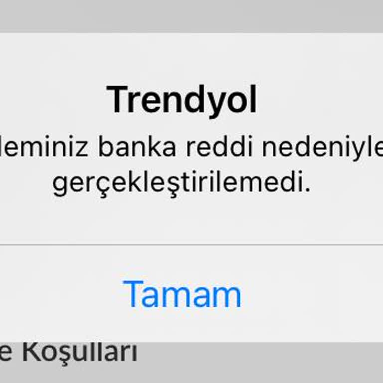 Paraf Para İle Trendyol Alışverişinde Banka Reddi