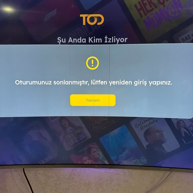 Smart TV’de Tod Uygulaması Giriş Hatası Ve Yıllık Ücret İadesi Talebi
