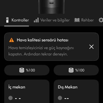 Arızalı Dyson Hava Temizleyici İçin Anında Değişim Talebi