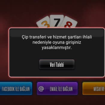 Okey Plus Hesabım Haksız Kısıtlandı, Açıklama Ve İnceleme Talebi