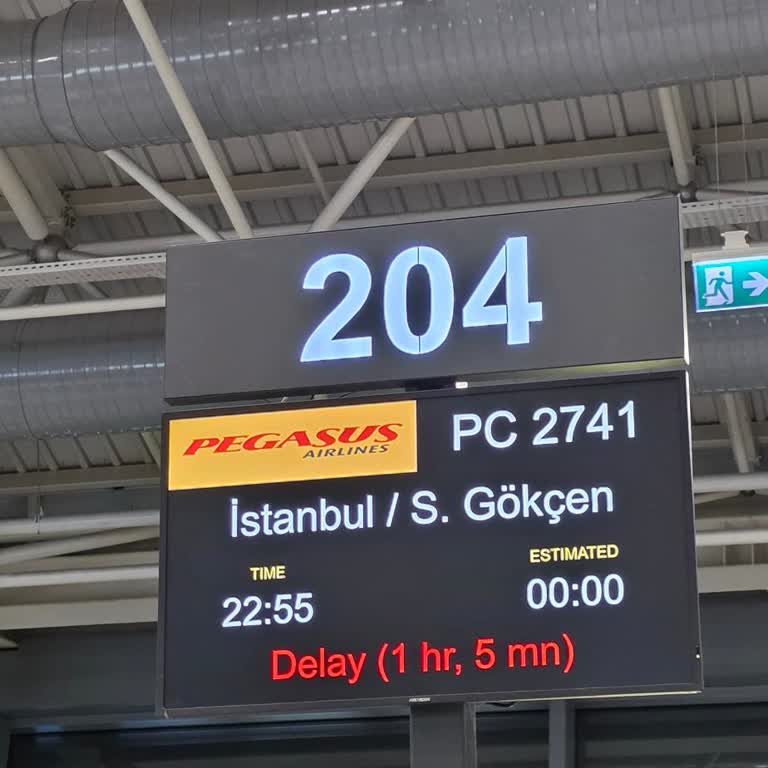 Pegasus Uçuş Gecikmesi Nedeniyle Güvenlik Ve Ulaşım Mağduriyetim