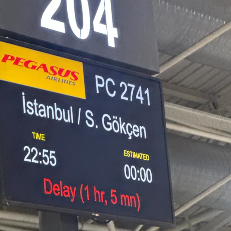 Pegasus Uçuş Gecikmesi Açıklama Ve Tazminat Talebi
